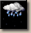 Saturday Night: Rain. Cloudy, with a low around 32. South wind 0 to 15 mph, with gusts as high as 25 mph. Chance of precipitation is 80%. New rainfall amounts between a quarter and half of an inch possible. Saturday Night: Light Rain