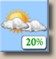 Thursday: A slight chance of rain showers between 2pm and 5pm. Mostly sunny, with a high near 82. Northwest wind 0 to 15 mph, with gusts as high as 30 mph. Chance of precipitation is 20%. New rainfall amounts less than a tenth of an inch possible. Thursday: Mostly Sunny then Slight Chance Rain Showers