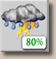 Thursday: Showers And Thunderstorms